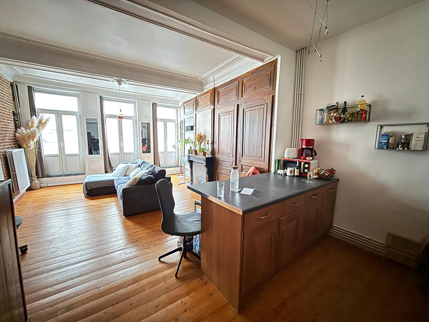 Appartement  T3 avec cachet  au coeur du Vieux-Lille - 1 salle de bains et 1 salle de douches
