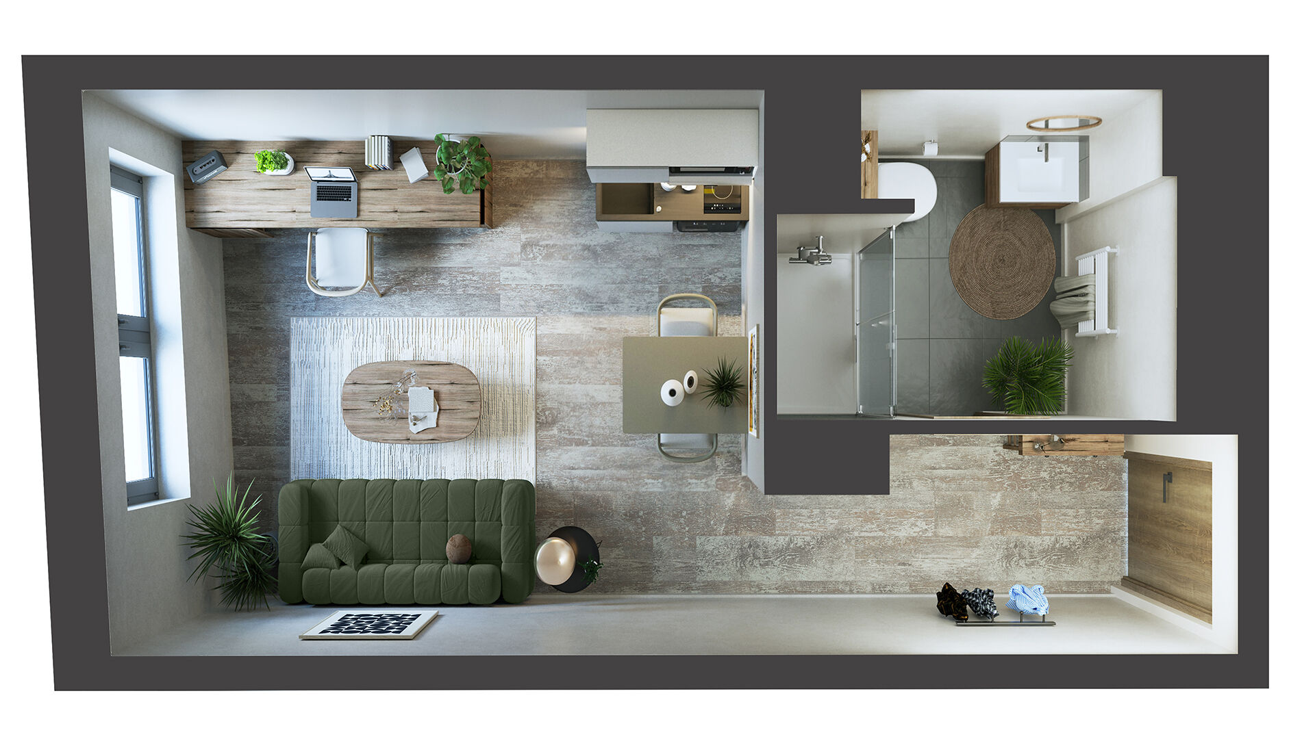 Photo RENNES : Le Bakélite, studio 18m² image 2/4