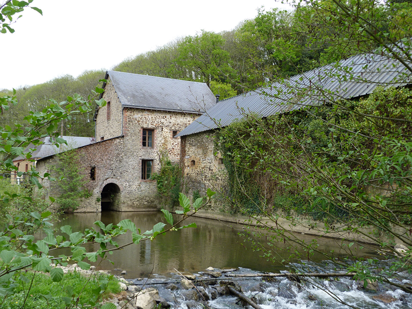 Photo CRAON -  ancien moulin, deux autres maisons , 4 ha de  pré et bois. image 1/6