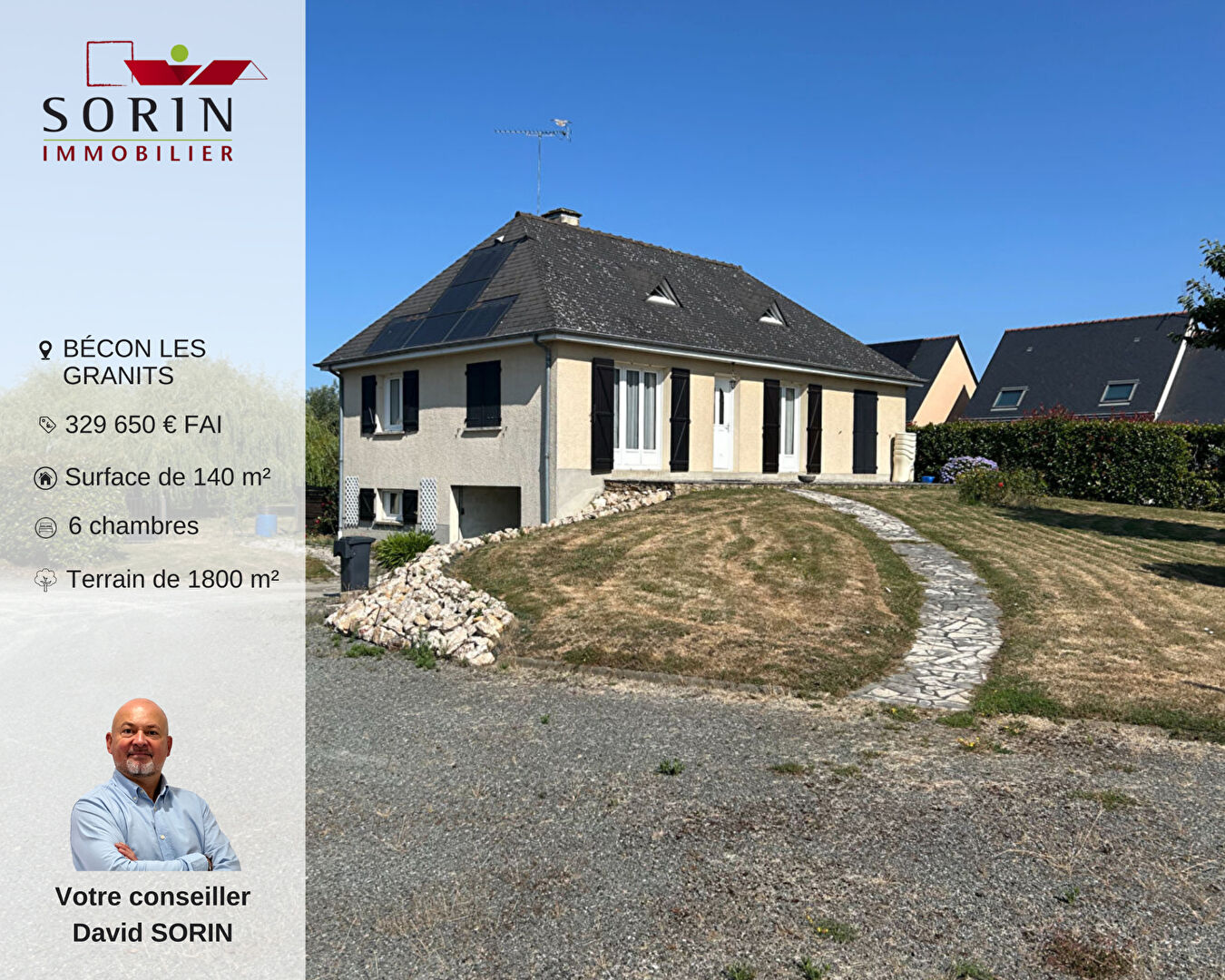 Pavillon Becon Les Granits 6 chambres