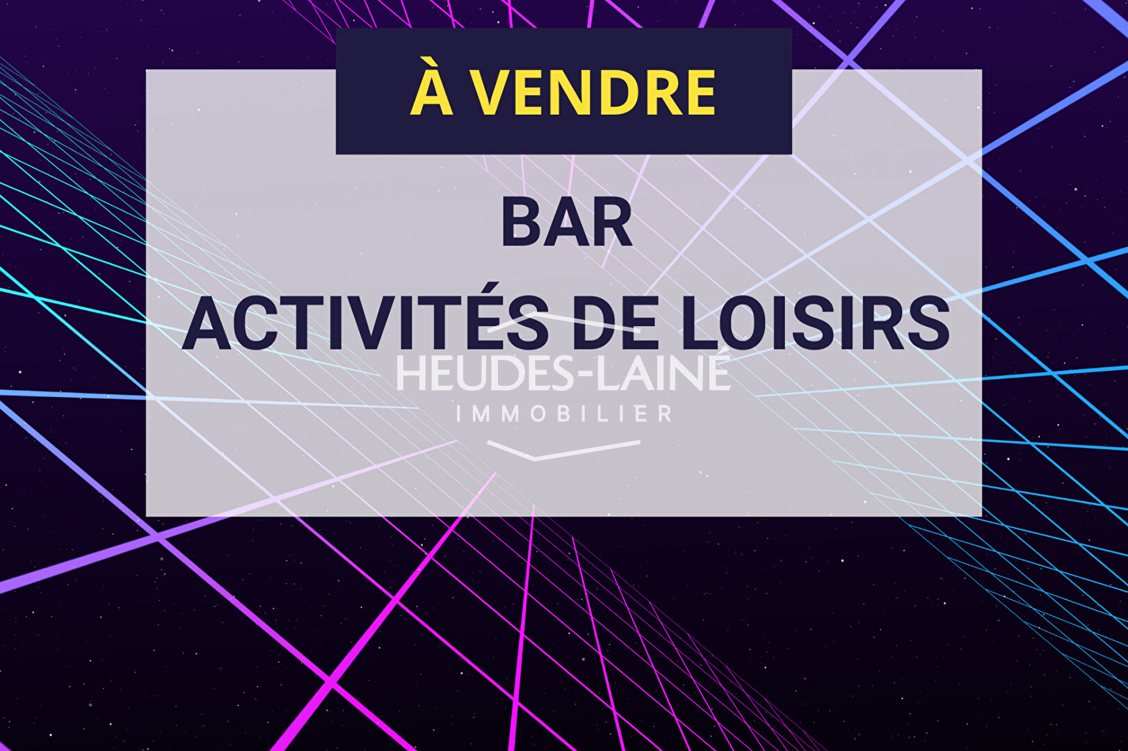 À VENDRE - Fonds de commerce Bar Licence IV & Activités de Loisirs - 927 m²