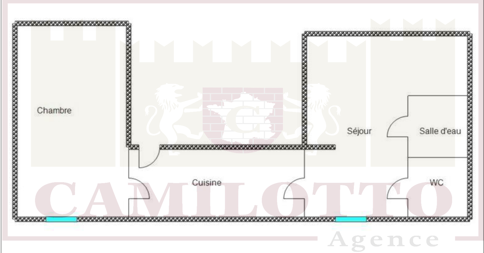 Photo NOGENT LE ROI APPARTEMENT F2 EN CENTRE VILLE image 3/6