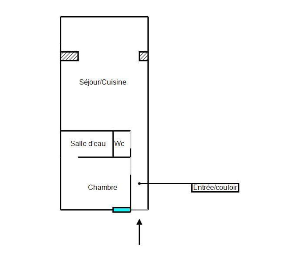 Photo Appartement Paris 2 pièce(s) 35.81 m2 image 2/4