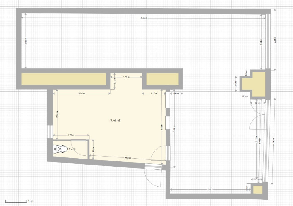 Photo mairie du 10ème -  boutique 68 M2 avec 9 m de linéaire image 6/6