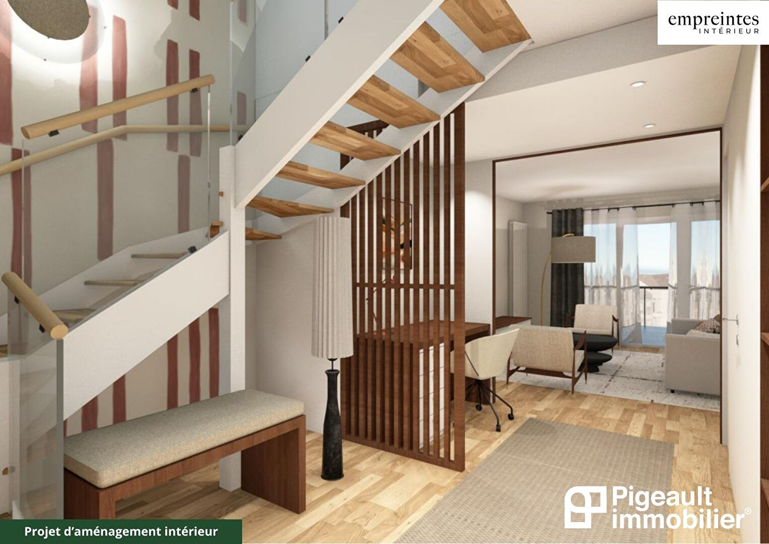 T4 Duplex à vendre – Rennes Prairies Saint Martin – Centre ville – 3 chambres – Garage – Terrasse