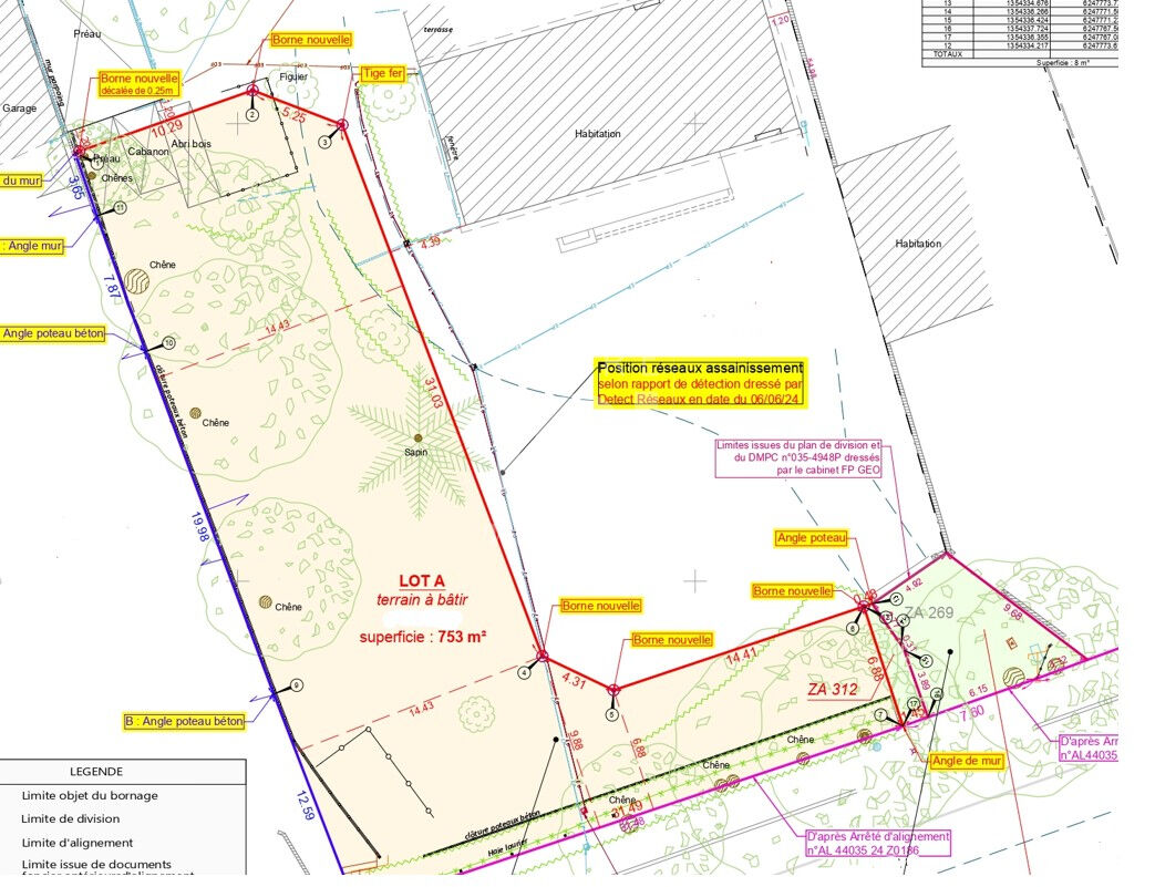 Photo Terrain La Chapelle Sur Erdre 753 m2 image 4/4