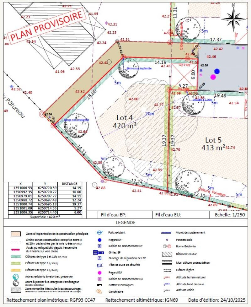 Photo TERRAIN GRANDCHAMP-DES-FONTAINES - 420 m2 image 2/2