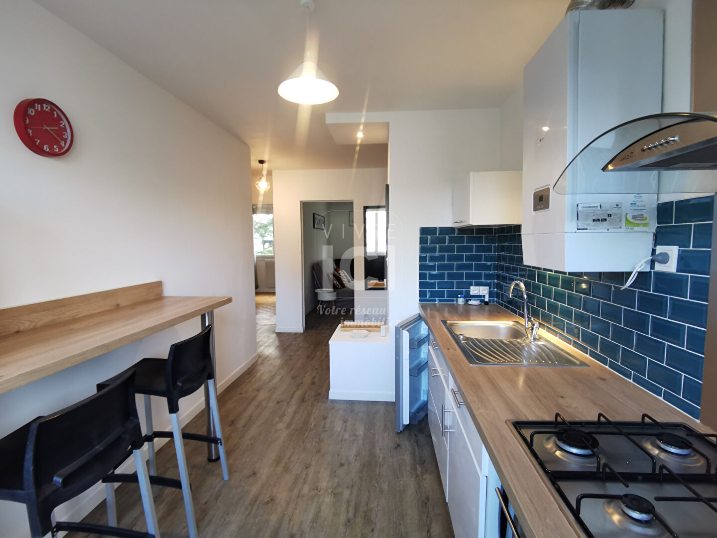 Appartement Nantes 3 pièce(s) 61.79 m2 meublé avec stationnement