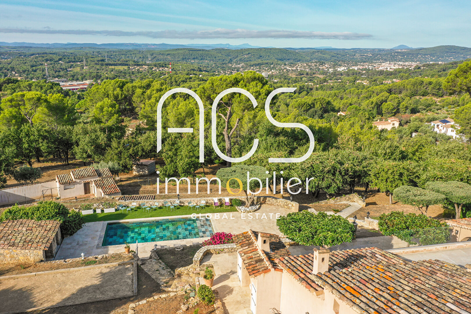 Achat Vente Villa Draguignan 7 pièces 263.20 m2 Extérieur Jardin Piscine Garage Dépendance