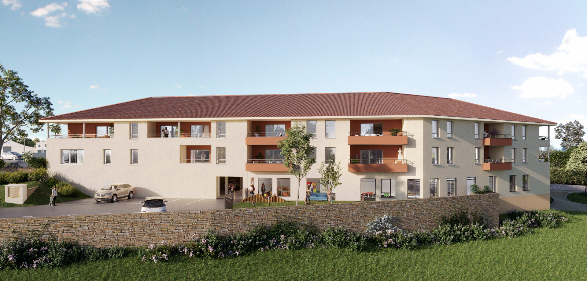 Appartement Frontonas 2 pièce(s) 44.25 m2