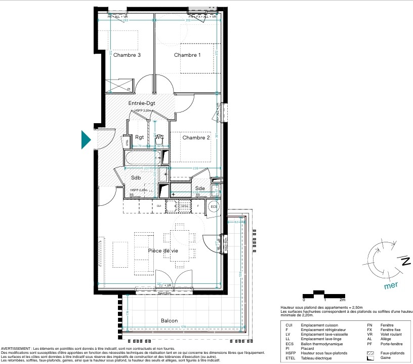 Photo NEUF T4 VUE MER - LE BARCARES image 1/5