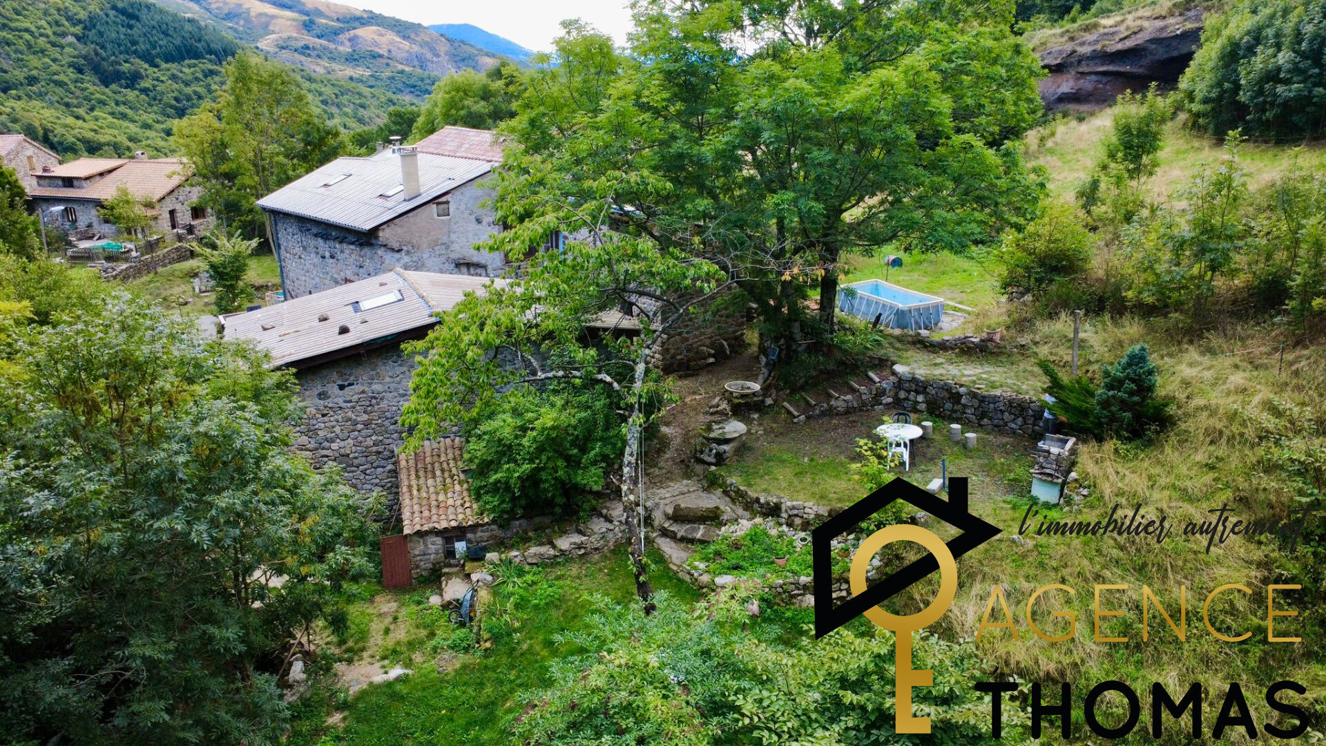 Maison Montpezat Sous Bauzon 138m2 hab - 12 000m2 de terrain