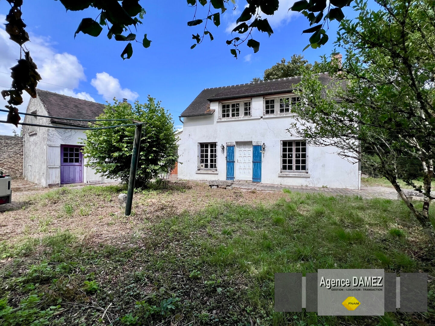 Maison ancienne à rénover - Proche Dourdan (10 min) - 4 pièces - terrain 1400 m²