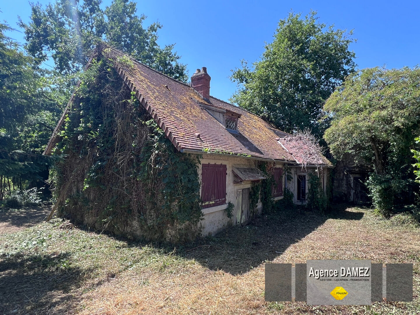 SAINTE-MESME (78) - MAISON ANCIENNE À RESTAURER - 7 000 M² DE TERRAIN - 2 GRANGES
