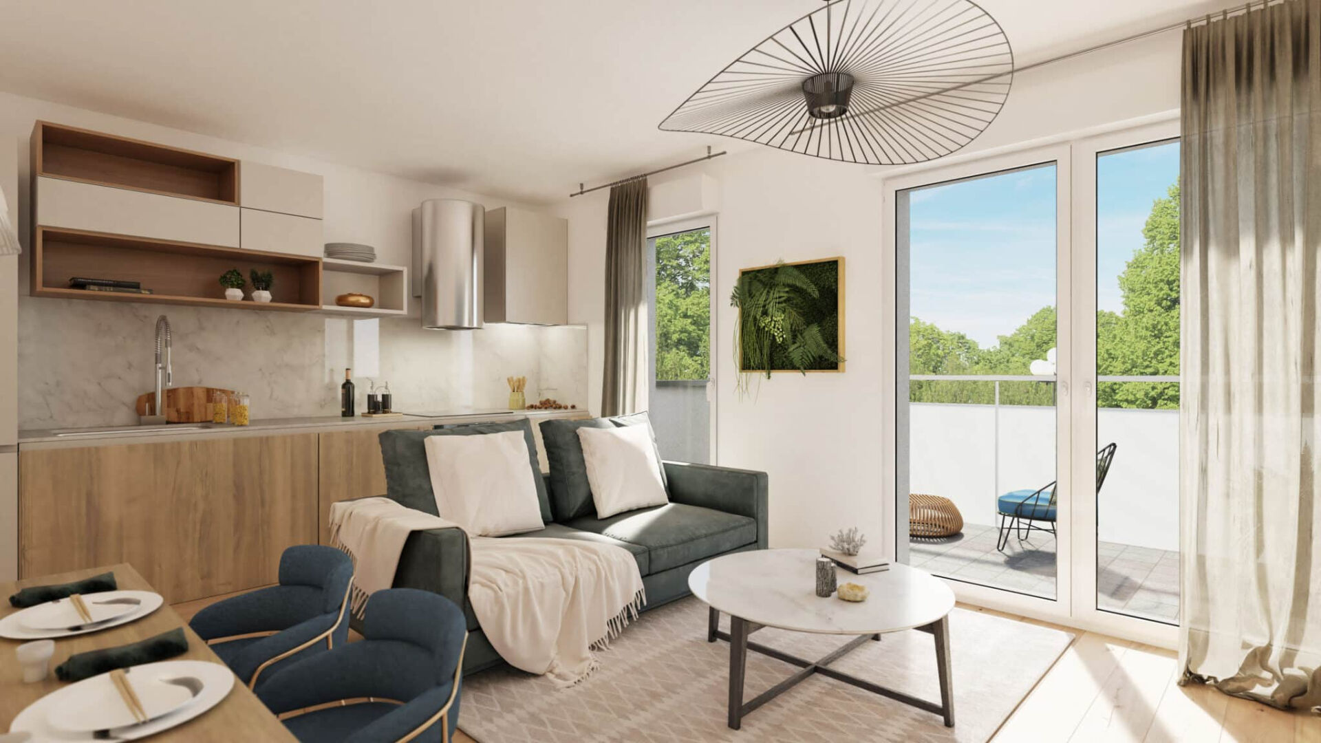 Photo Bel appartement de type T4 avec terrasse plein Sud à 10min à pied du centre image 2/3