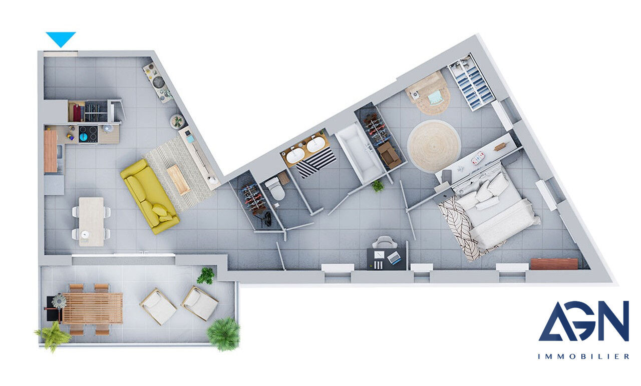 Photo Résidence neuve à Avignon (84)  de 7 appartements de 2 à 4 pièces et à partir de 189 500 image 3/6