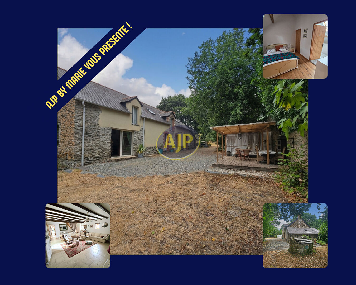 Longère Masserac 6 pièces 170 m² - 2012 m² de terrain - photo 1
