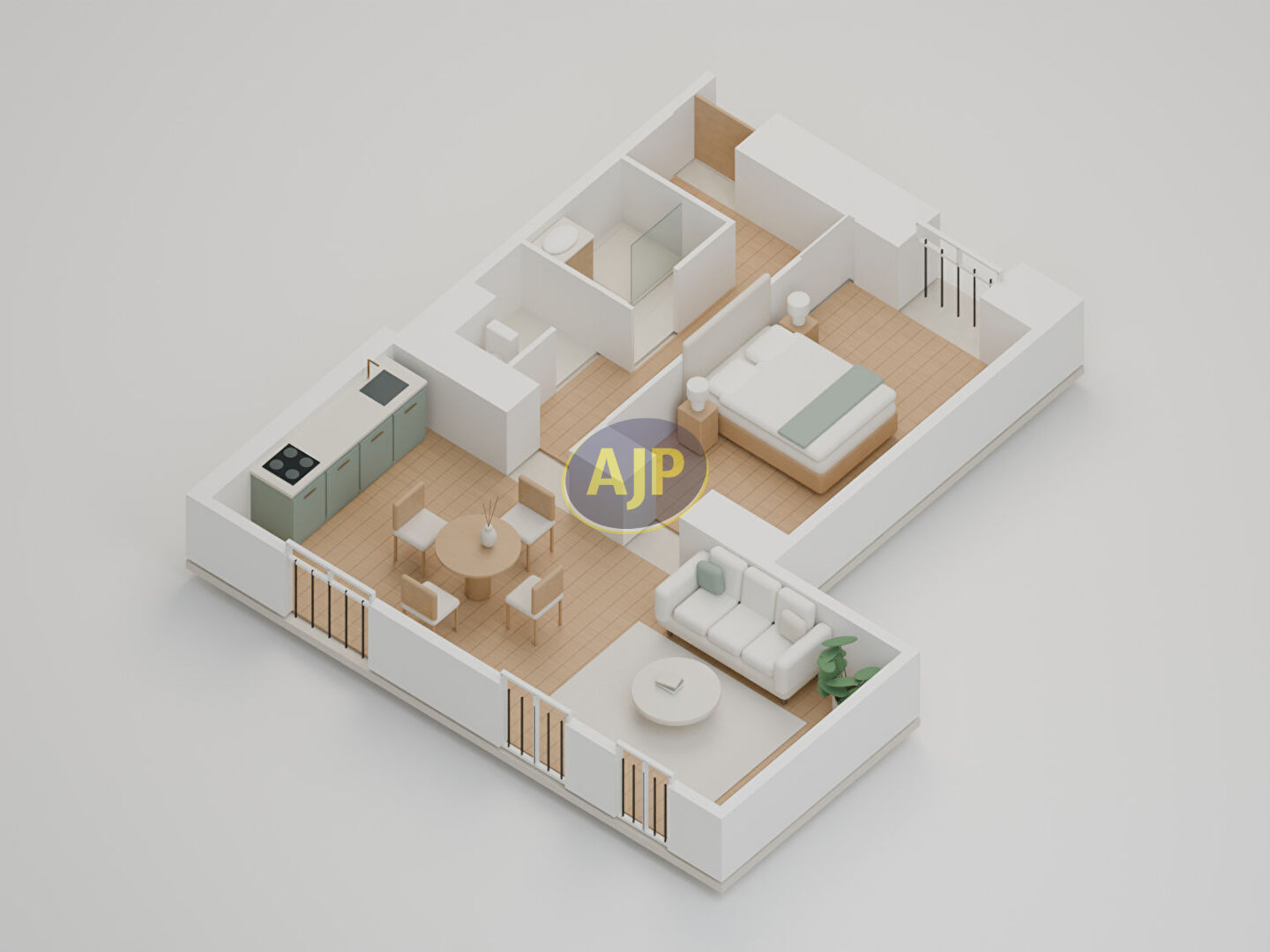 Appartement Bordeaux T2 47,5 m2 rénové - photo 3
