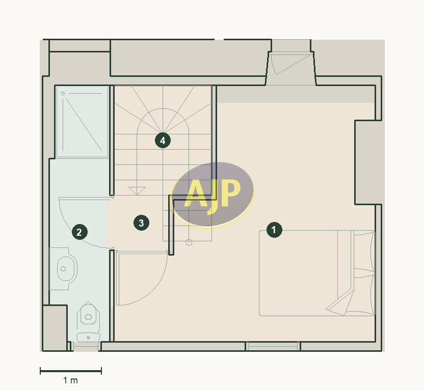 Appartement Bordeaux T2 duplex 38 m2/  Saint-Michel - photo 4