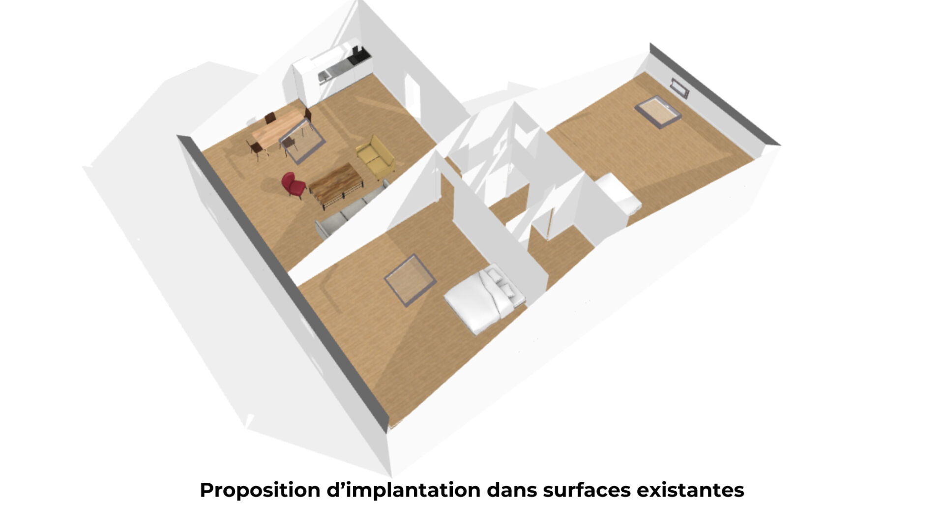 Photo Loft / Appartement 3 pièces 100,21 m2 image 2/6