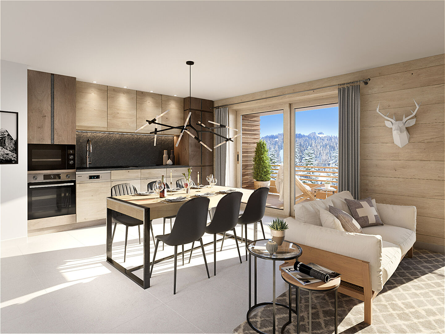 APPARTEMENT D'EXCEPTION à NOTRE DAME DE BELLECOMBE - 3 pièce(s) - 55 m2