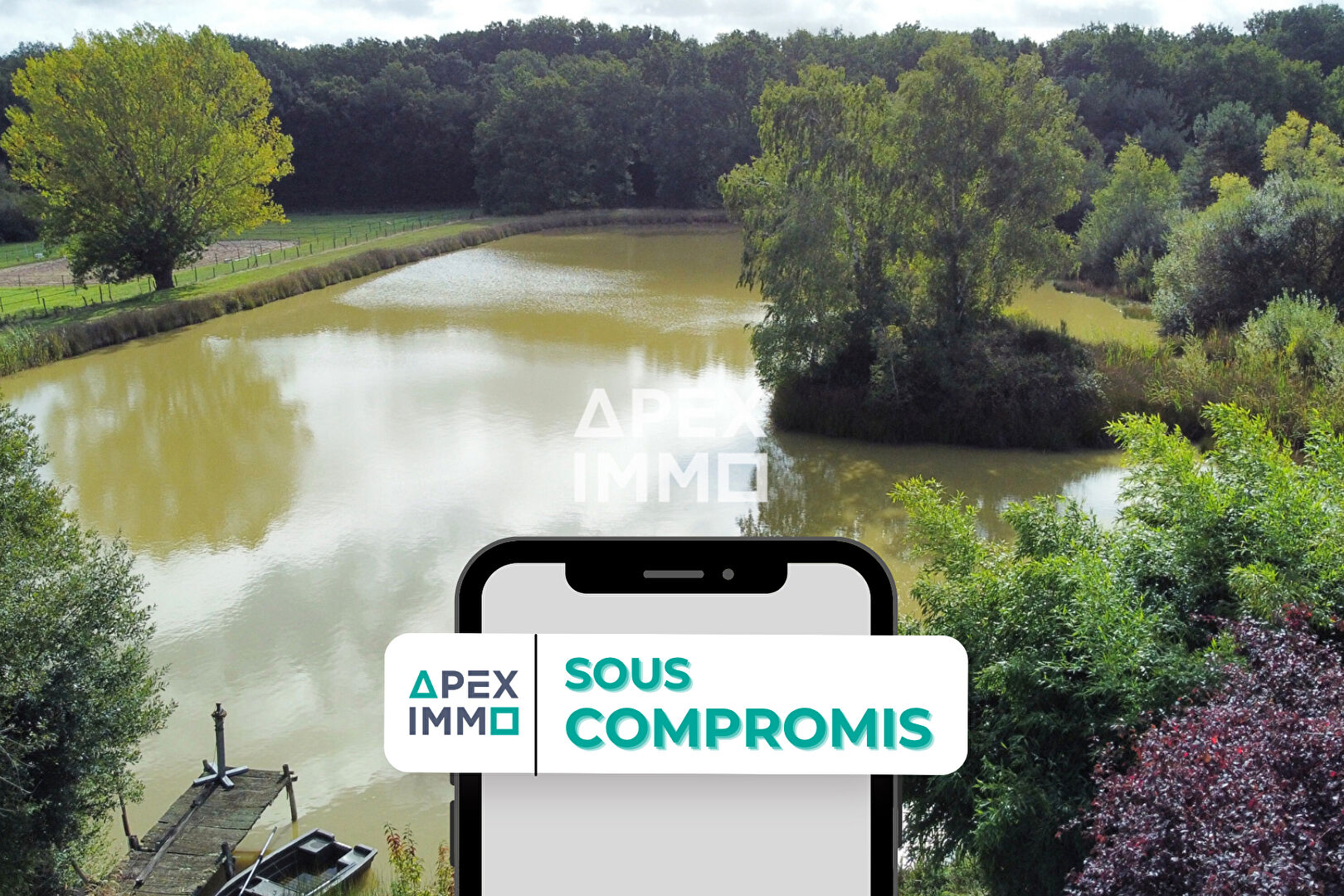 Propriété avec étang à Vitry Aux Loges