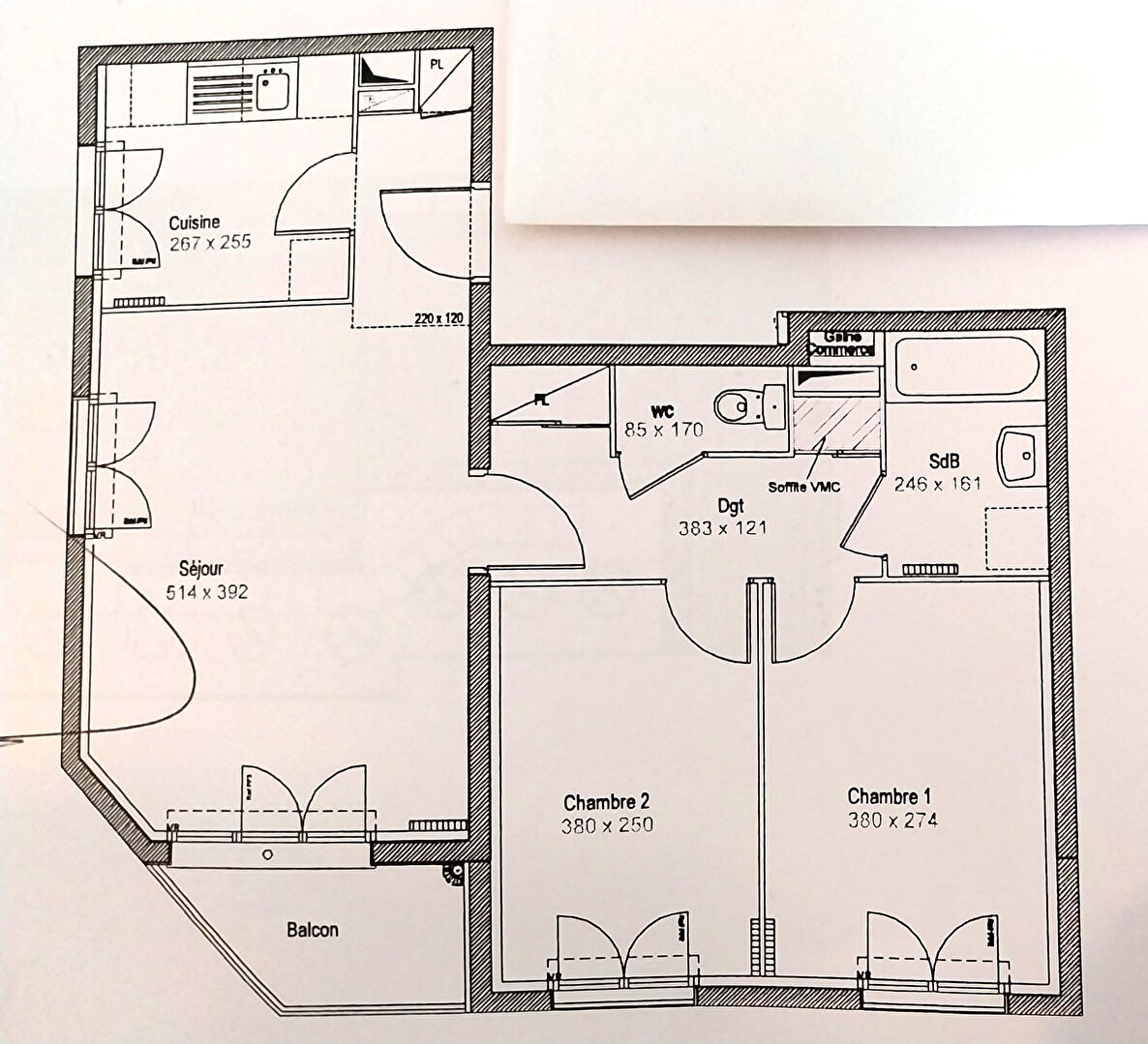 Appartement F3 à vendre à Orléans