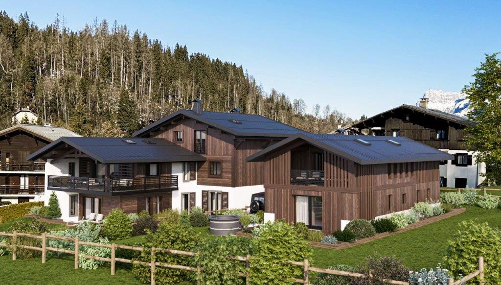 Photo MEGEVE Chalet de 360 m² sur terrain 790 m² en cours de réalisation image 2/6