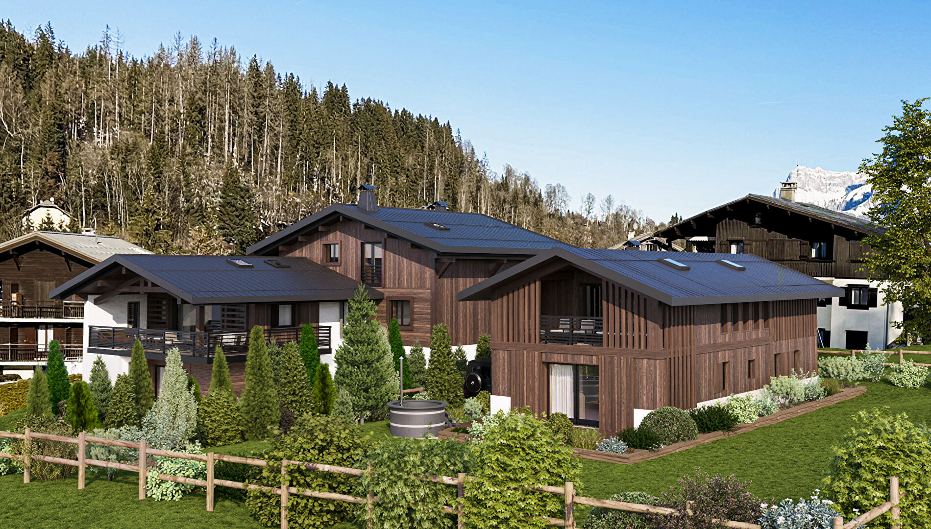 Photo MEGEVE, chalet 180 m² sur terrain 590 m² image 2/6