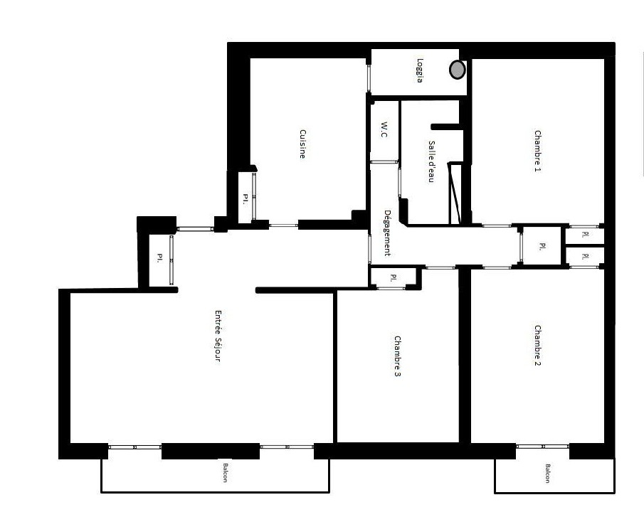 Photo CHAMBERY PLEIN CENTRE (Mairie), appartement type 4 de 117 m² image 4/6