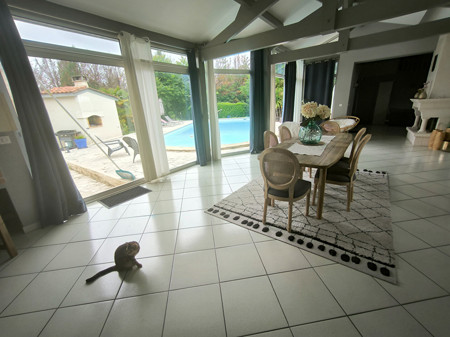 Photo Maison  7 pièces  222 m2  avec grand parc et piscine image 4/6