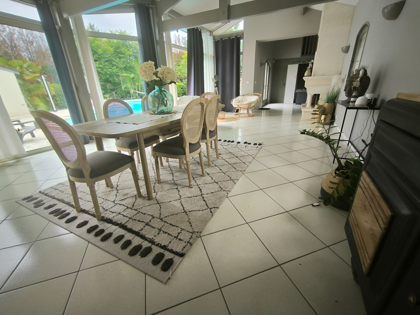 Photo Maison  7 pièces  222 m2  avec grand parc et piscine image 5/6