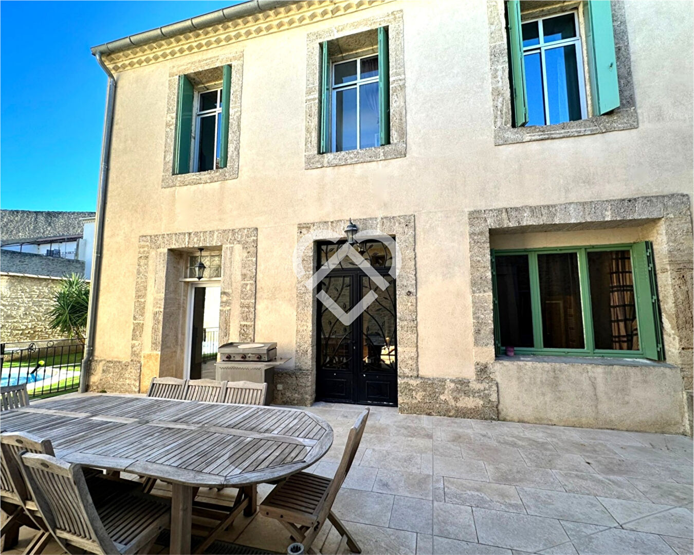 Photo Maison de maître d'exception de 230m² avec  jardin et piscine Pignan centre à vendre (Ouest de Montpellier) image 1/6