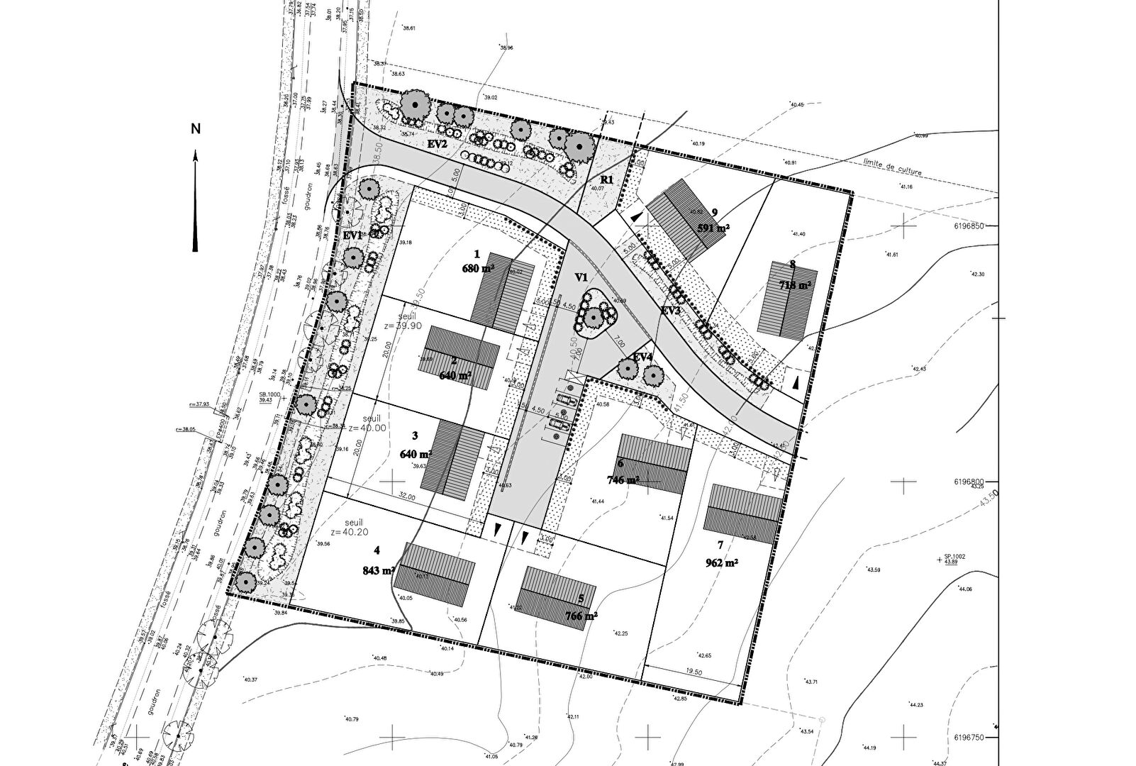 Photo Terrains à bâtir viabilisés de 591 m² à 962 m² - Falleron image 4/5