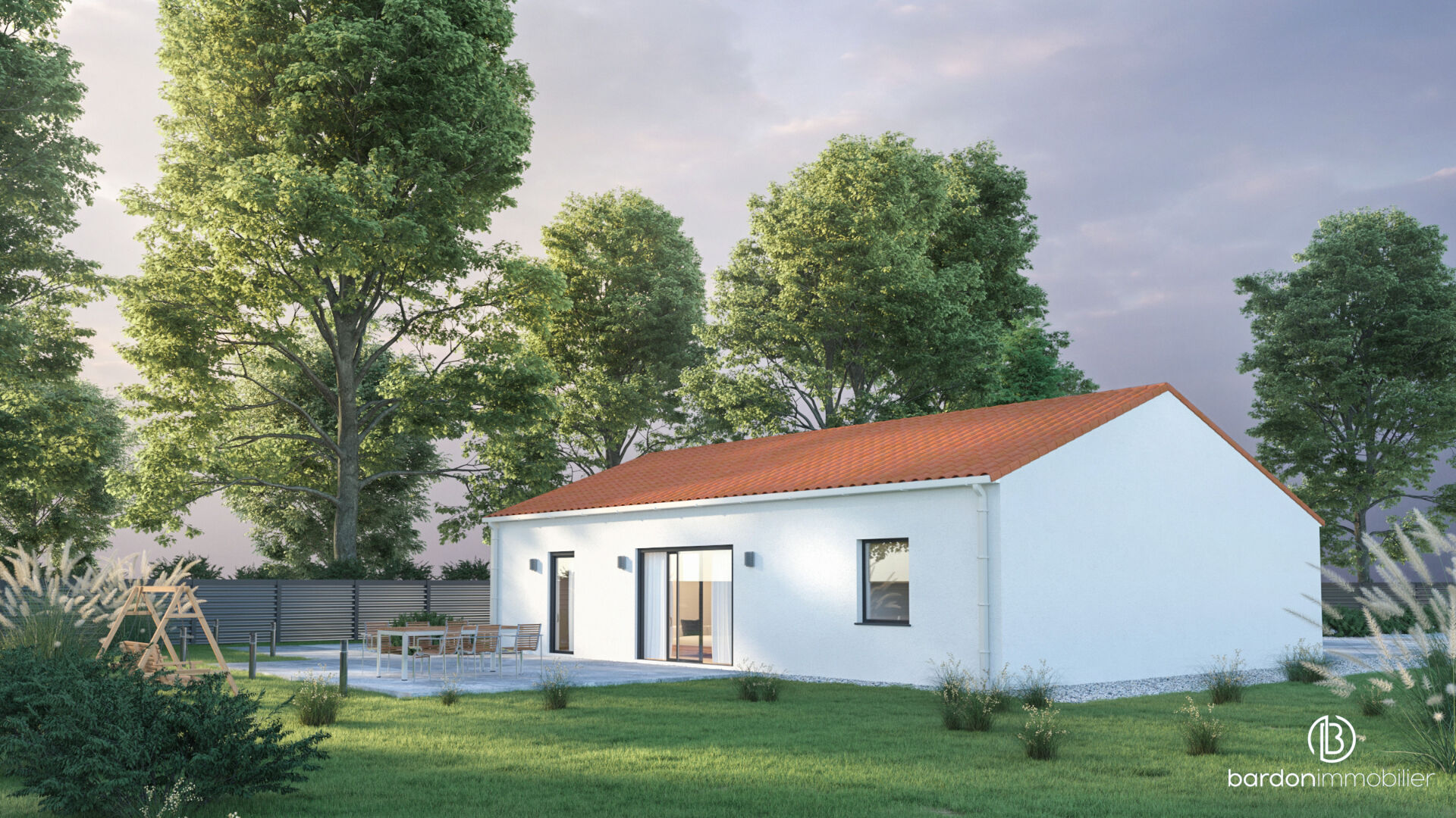 Terrain 529 m²  - Commune Froidfond