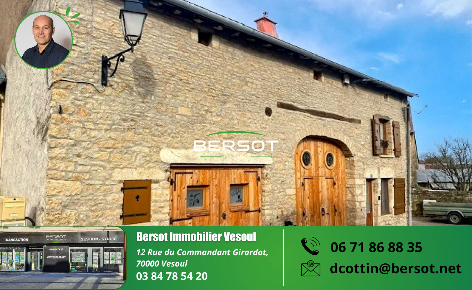 Agence immobilière de BERSOT IMMOBILIER Vesoul