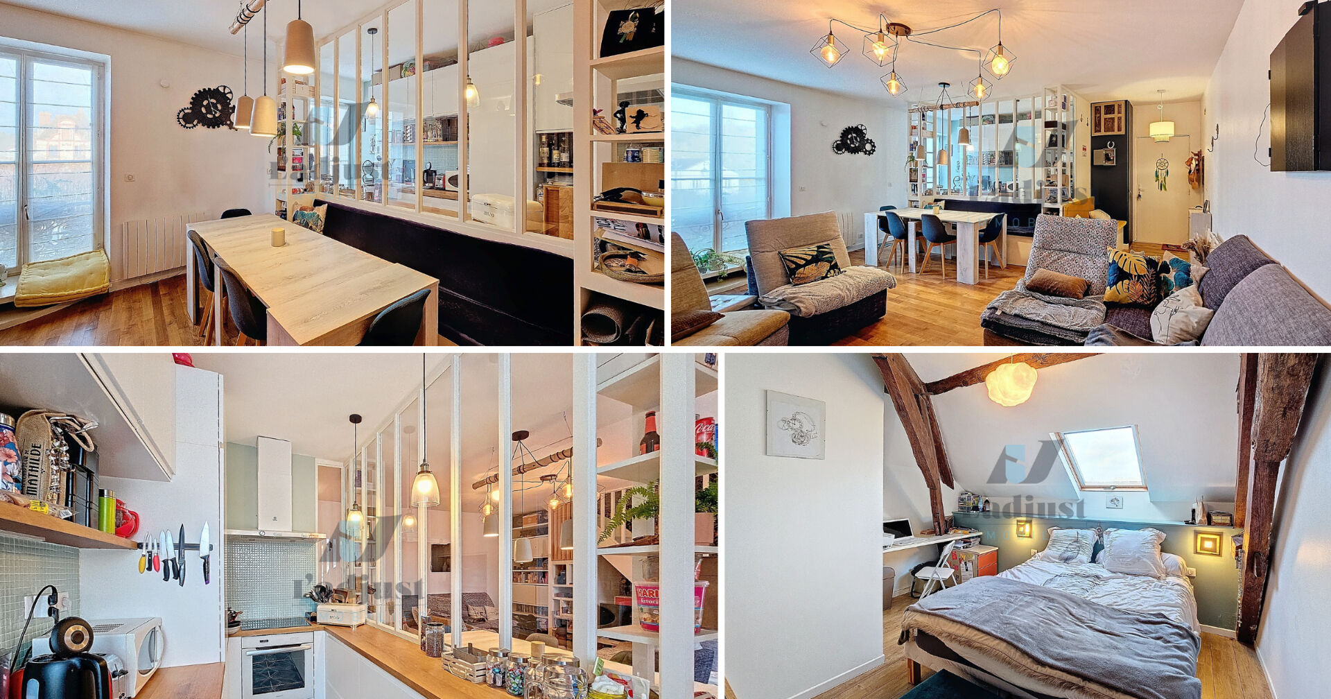 Photo MORET SUR LOING Centre (10km de FONTAINEBLEAU) F3 - 70 m² - 2 Parkings - Cave image 2/6