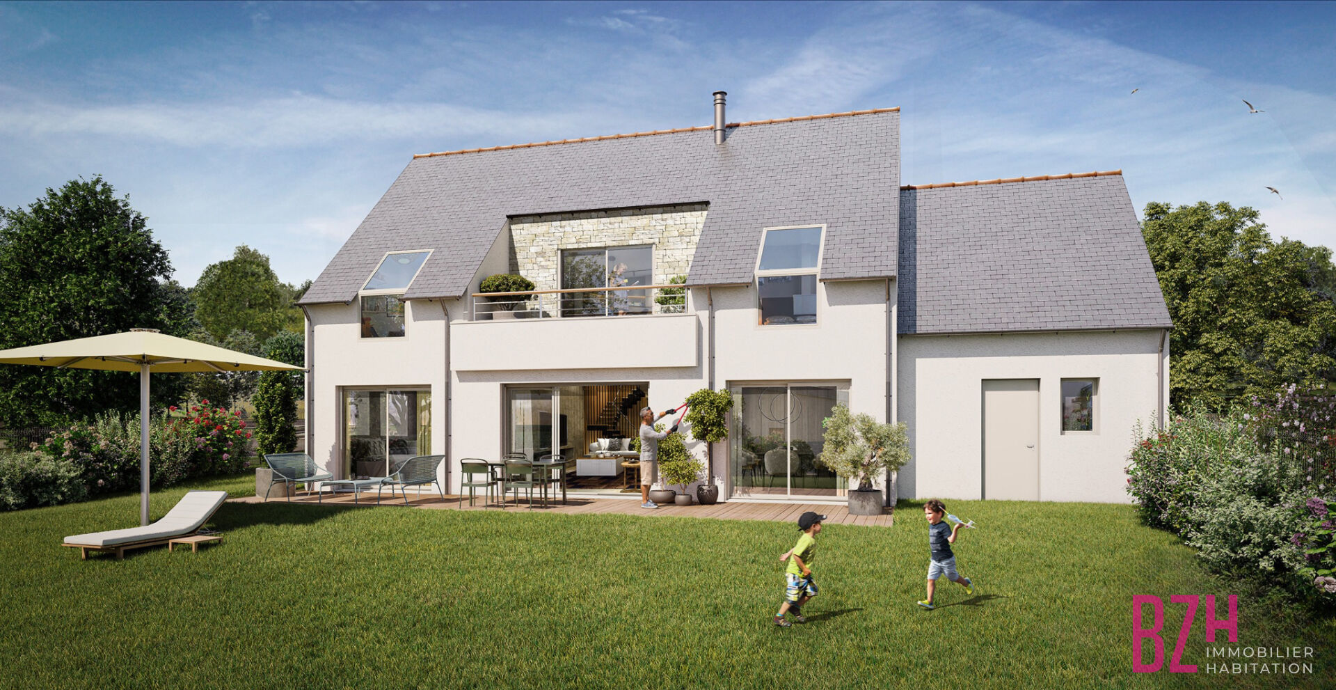 Maison Saint Gildas De Rhuys 5 pièce(s) - haut de gamme - vue mer