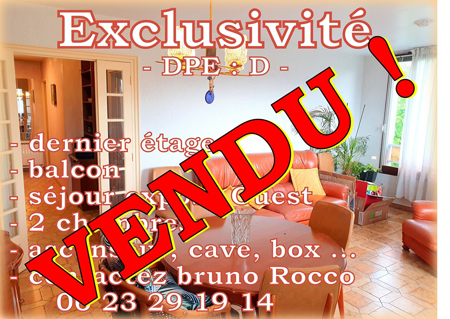 Appartement Le Raincy 3 pièce(s) 69 m2