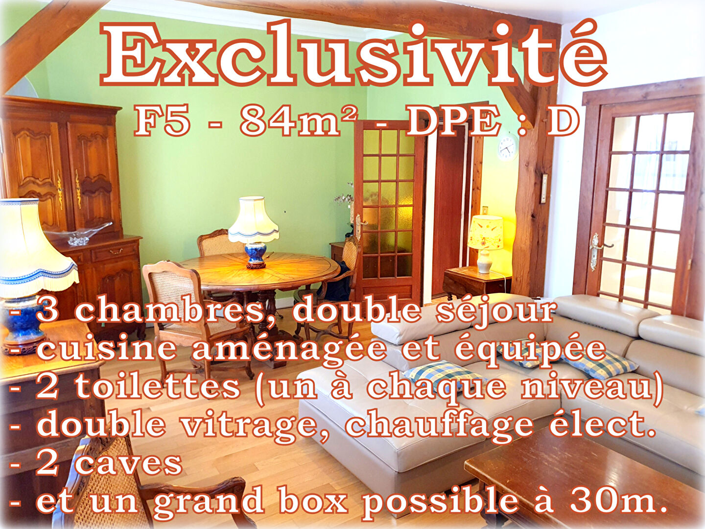 Appartement Le Raincy 5 pièce(s) 84 m2