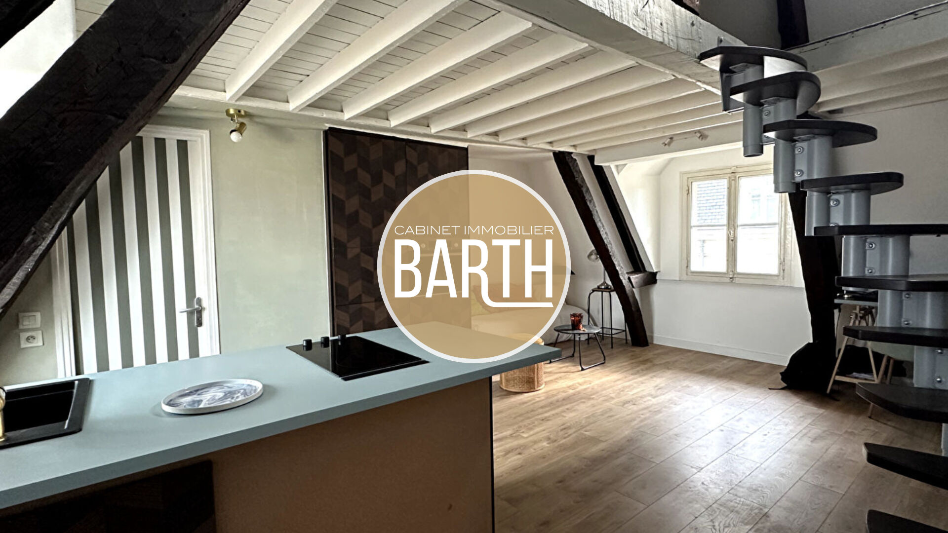 APPARTEMENT  - T1bis - 42,43M2 AU SOL ET 25,99M2 CARREZ - DUPLEX - DERNIER ÉTAGE -LES LICES - PALAIS DES CONGRÈS -