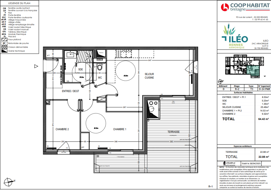 Photo Appartement 3 pièces 64 m2 - PRAIRIES SAINT MARTIN image 5/5