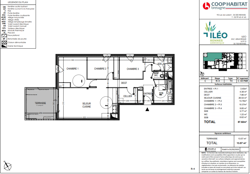 Photo Appartement 4 pièces 88m2 - PRAIRIES SAINT MARTIN image 6/6