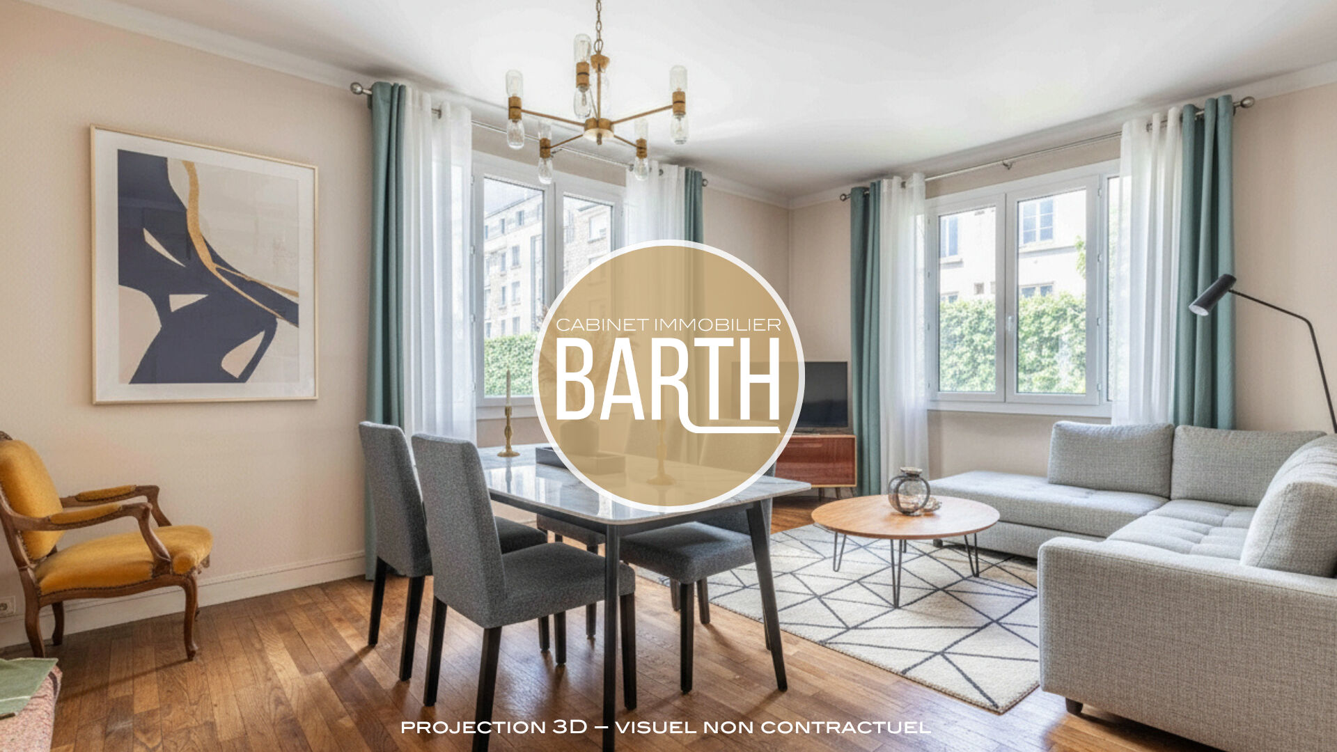 Appartement SAINT HELIER - 95m2 - 3 chambres