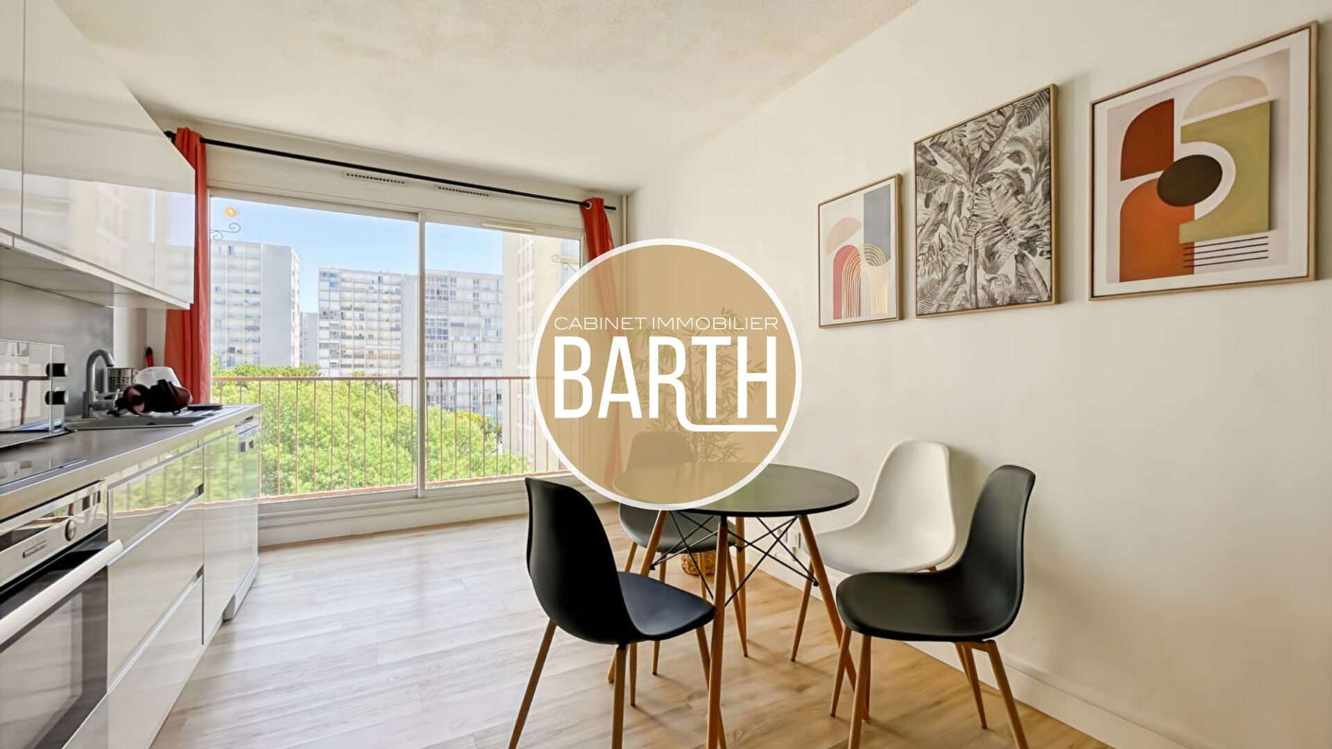 A VENDRE - APPARTEMENT T4 - 2 BALCONS & UNE CAVE - RENNES