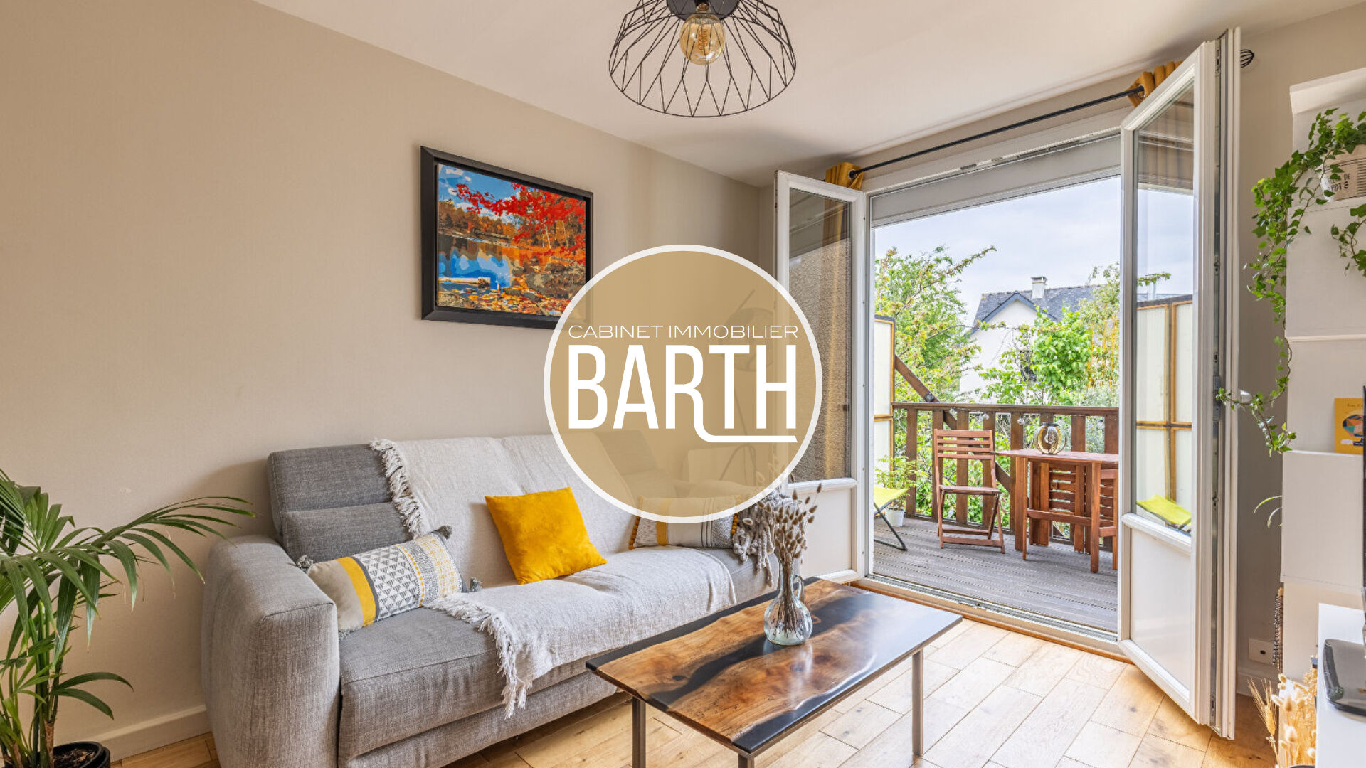 T3 - RENNES - 62m2 - Terrasse et garage fermé