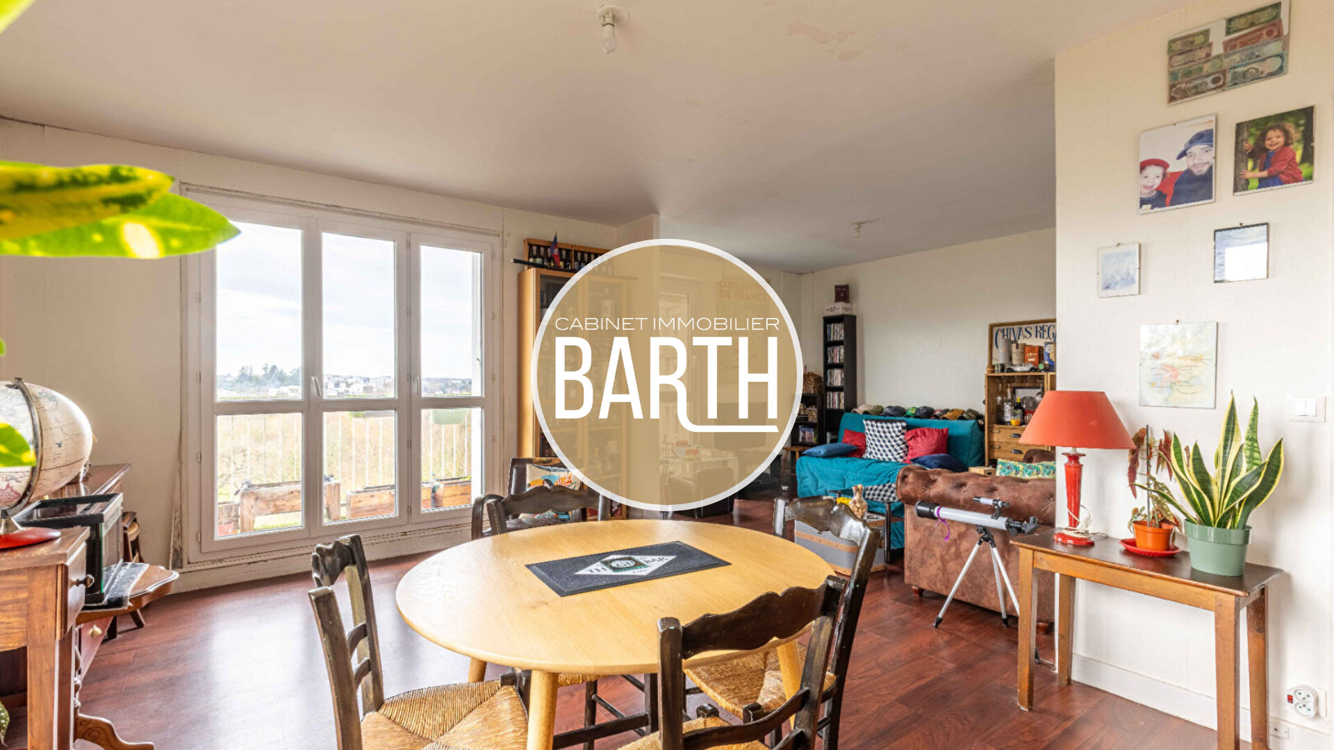 Appartement Rennes - Vue sur les Prairies - 4 pièces - 86.25 m2