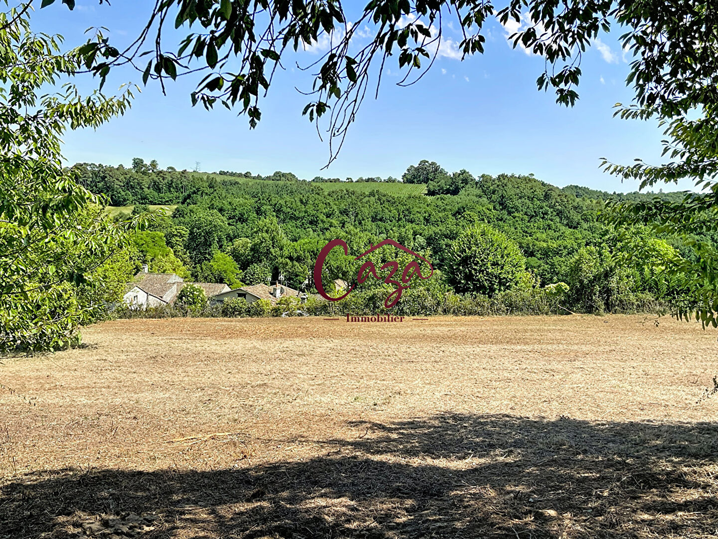 Terrain de 3845 m2 / ST GENES DE LOMBAUD - Vue panoramique