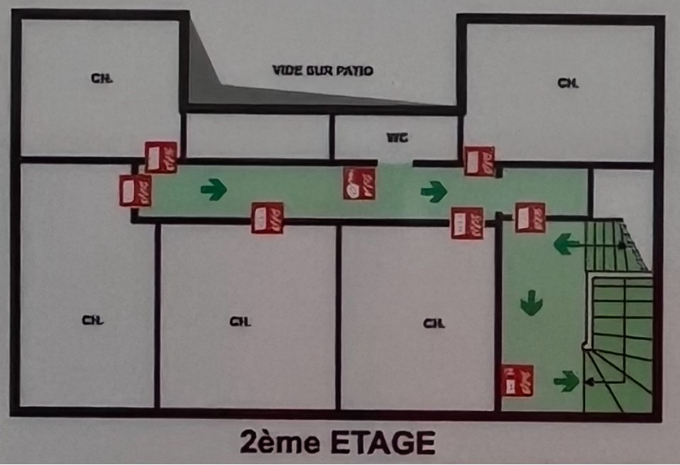 Photo NANCY hyper centre  mur d'un Hôtel de 22 chambres. image 3/5