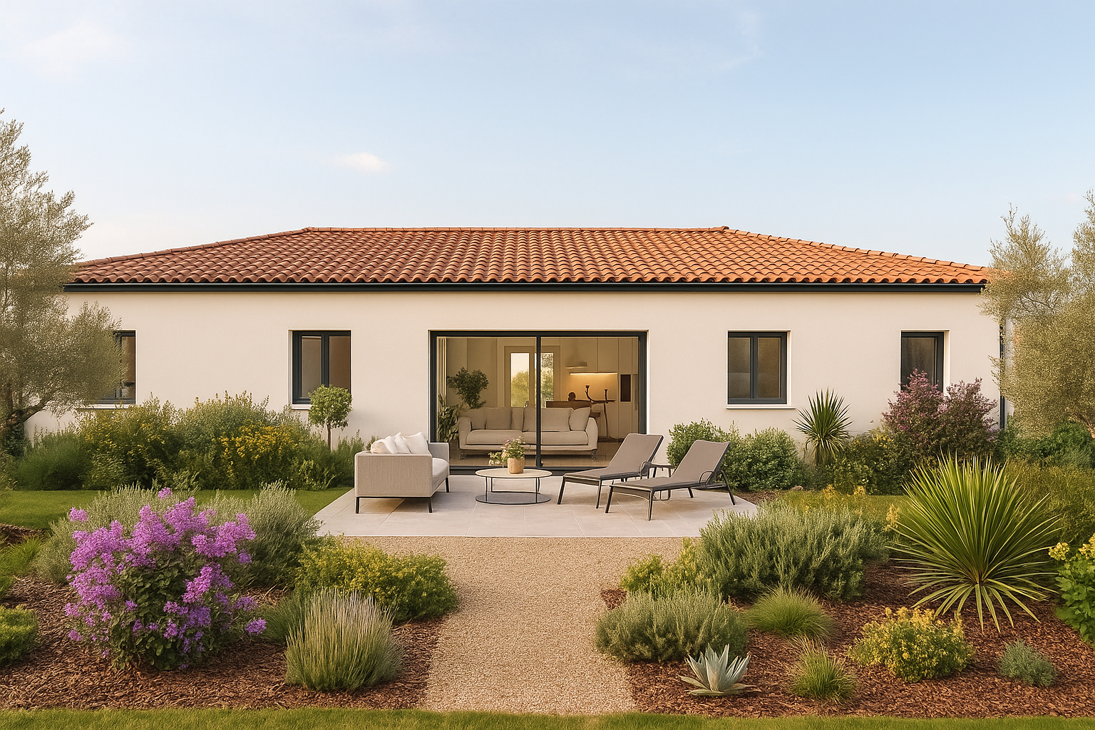 Photo TERRAIN + MAISON (parcelle de 826 m²) ref 574 image 1/2